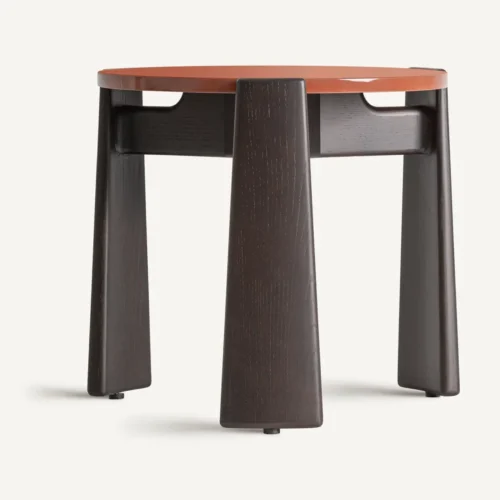 Table basse Slanic terracotta et frêne noir Vical Home