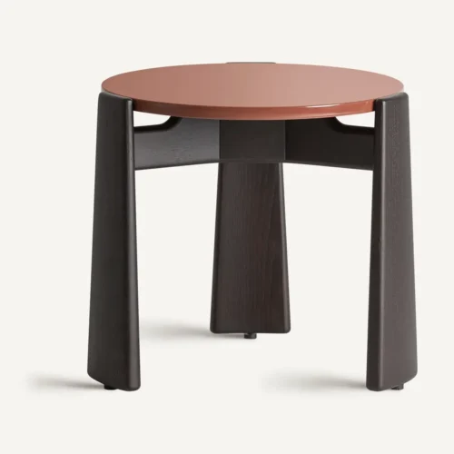 Table basse Slanic terracotta et frêne noir Vical Home — vue 2