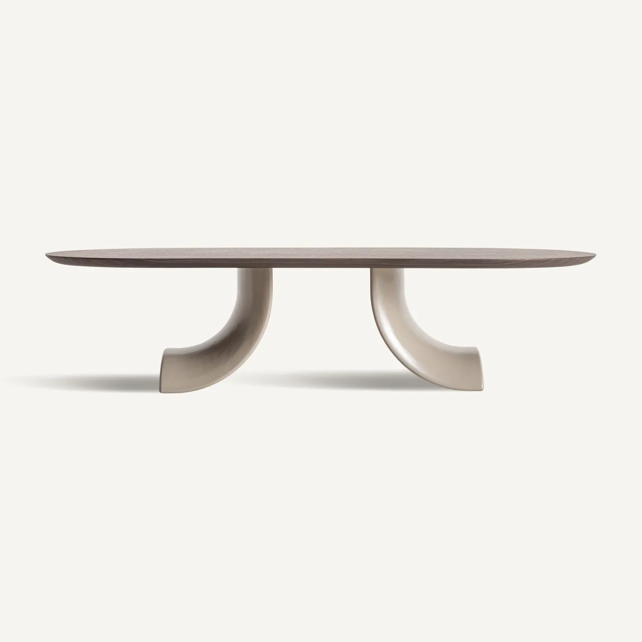 Table basse Tesila ovale gris Vical Home