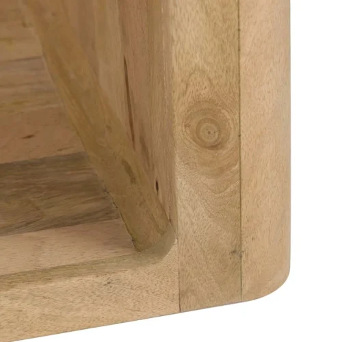 Table de chevet bois de manguier Felo tiroir et niche Ethan Chloé 55 cm — vue 11