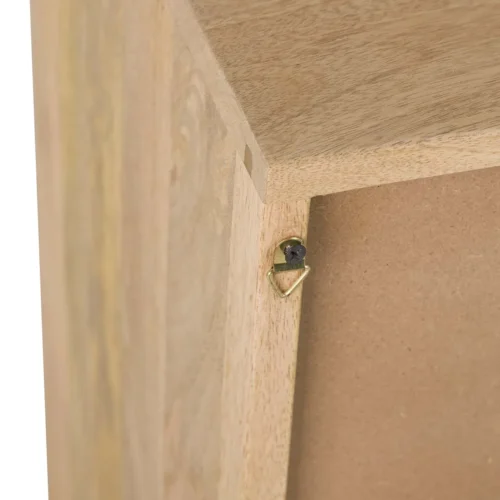 Table de chevet bois de manguier Felo tiroir et niche Ethan Chloé 55 cm — vue 16
