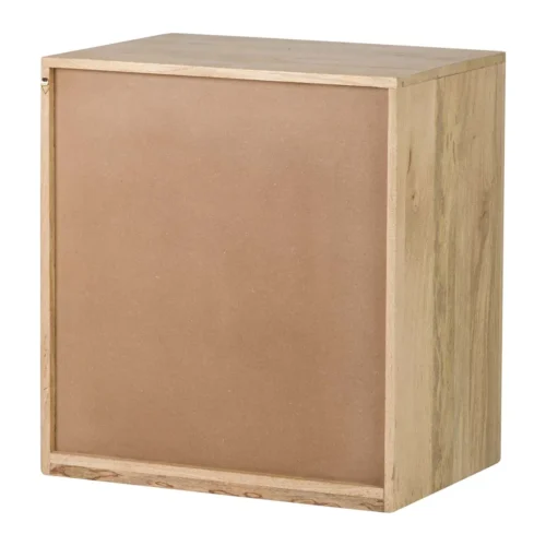 Table de chevet bois de manguier Felo tiroir et niche Ethan Chloé 55 cm — vue 6