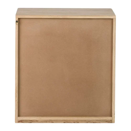 Table de chevet bois de manguier Felo tiroir et niche Ethan Chloé 55 cm — vue 7