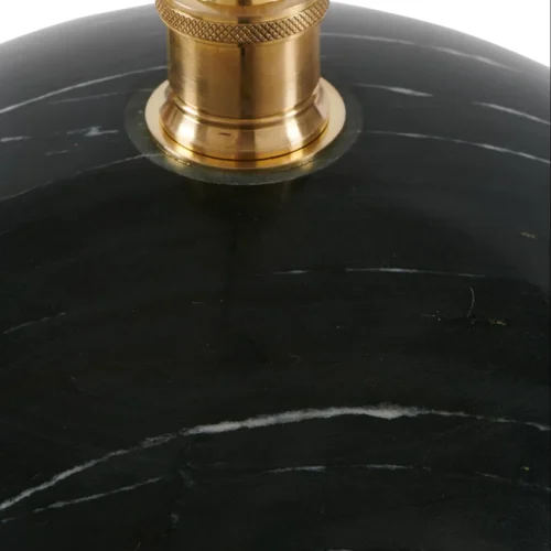 Table Marbella Ronde Noire Athezza — vue 3