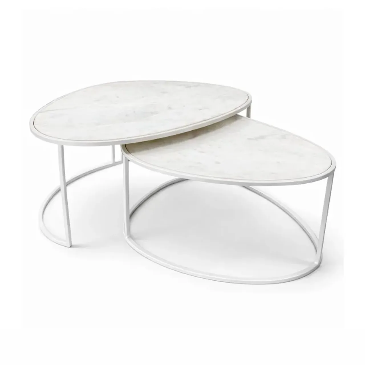 Tables Basses Alba Blanc Athezza