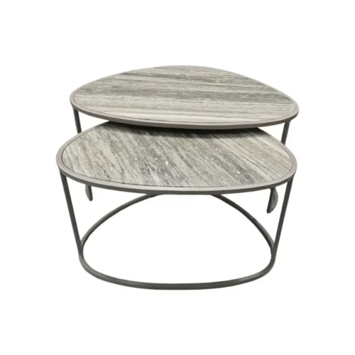 Tables Basses Alba Gris Athezza — vue 3