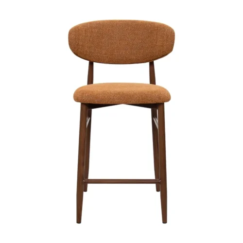 Tabouret Bar Georgia Fox Pied Noyer Athezza — vue 2