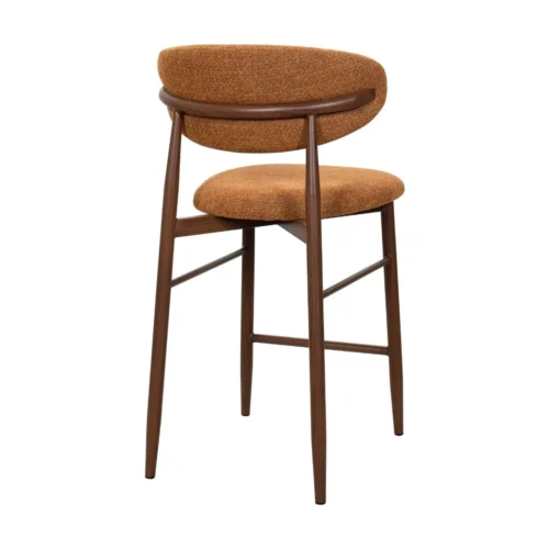 Tabouret Bar Georgia Fox Pied Noyer Athezza — vue 4