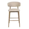 tabouret de bar frene assise ronde dossier arrondi ethan chloe 107 cm 1