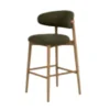 tabouret de bar frene assise ronde dossier arrondi ethan chloe 107 cm 4