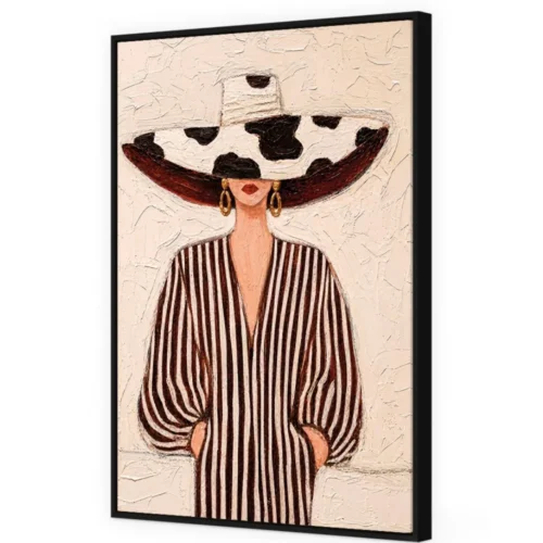 Toile Encadrée Audace Cadre Noir Athezza — vue 2
