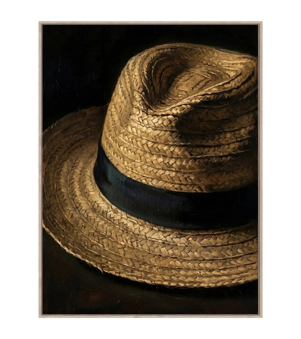 Toile Encadrée Panama Cadre Naturel Athezza