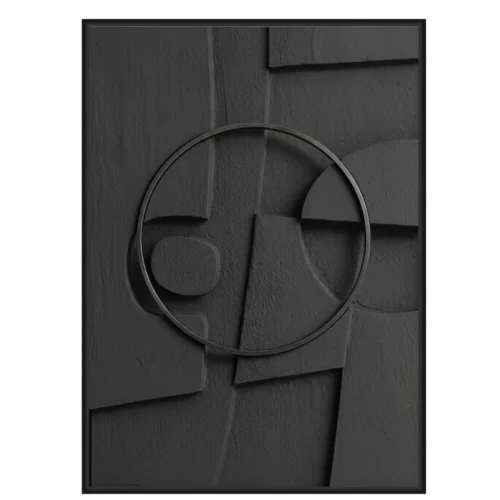Athezza Toile Encadrée Persée Cadre Noir Athezza