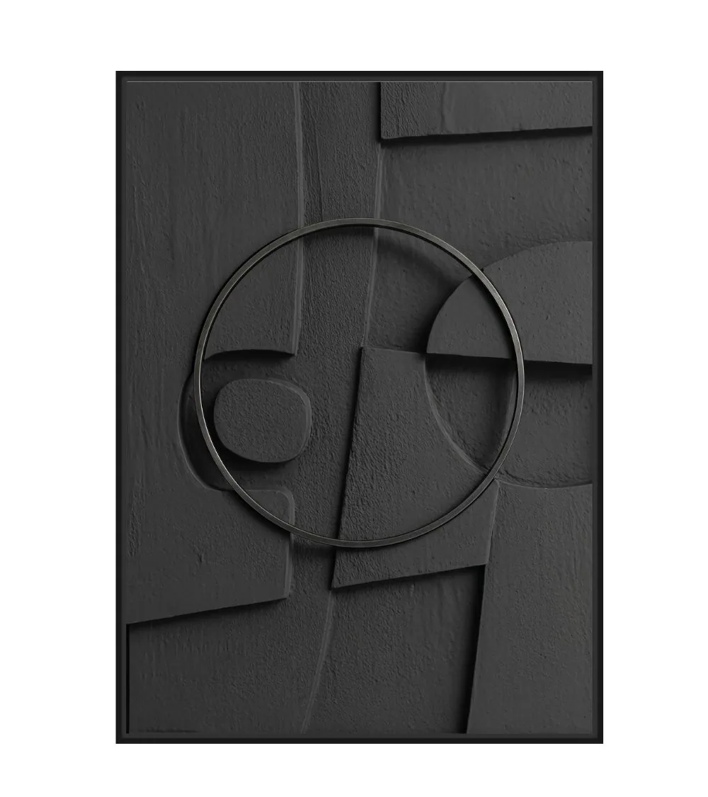 Toile Encadrée Persée Cadre Noir Athezza