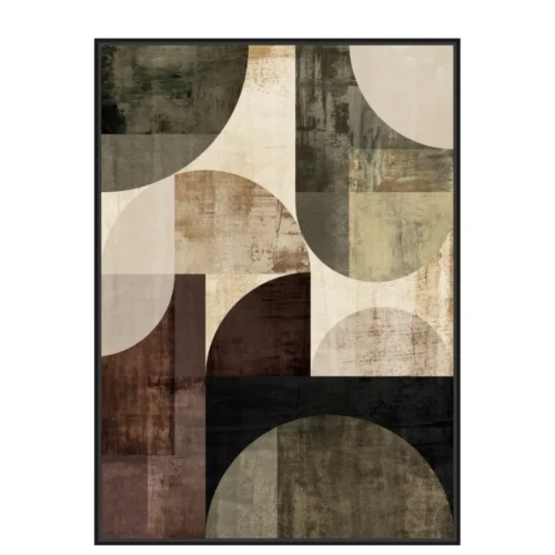 Toile Encadrée Résonance Tissu Velours 84 x H124 cm Athezza