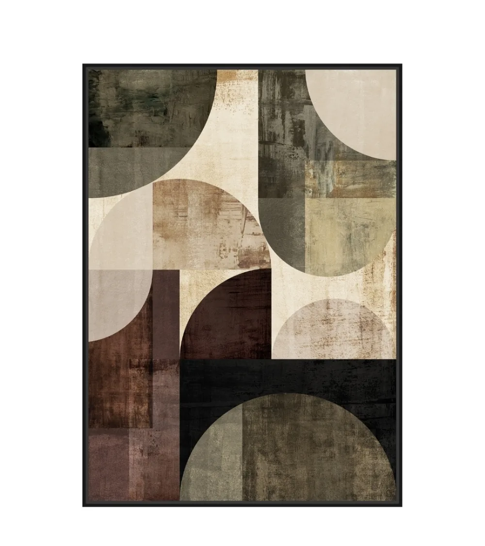 Toile Encadrée Résonance Tissu Velours 84 x H124 cm Athezza