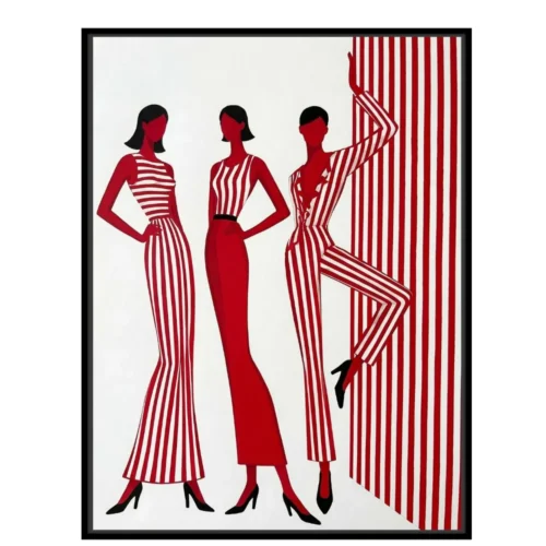 Toile Encadrée Samba Tissu Velours Cadre Noir Athezza