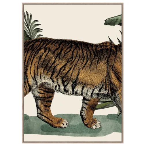 Toile Encadrée Tigre Triptyque Athezza — vue 3