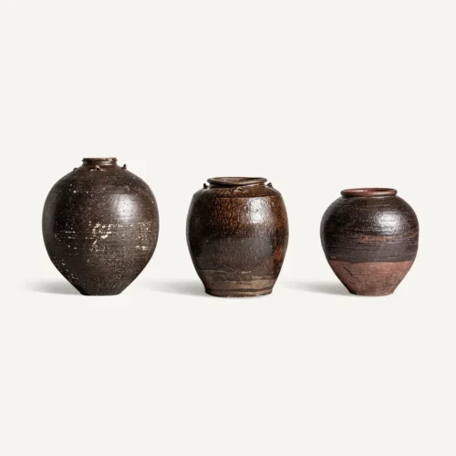 Vase Clark céramique marron Vical Home — vue 2