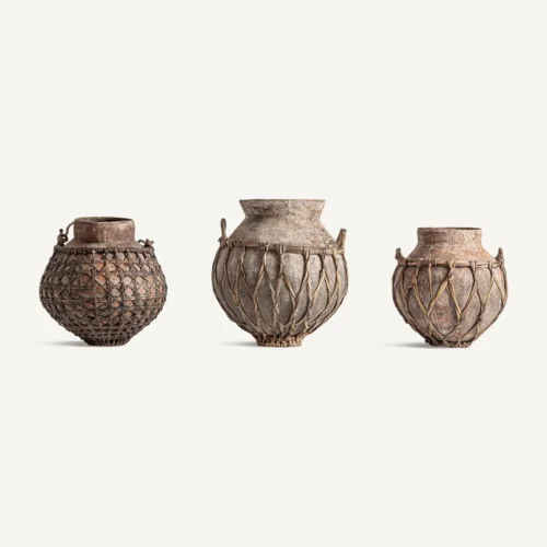 Vase Deodhe terre cuite marron Vical Home — vue 4