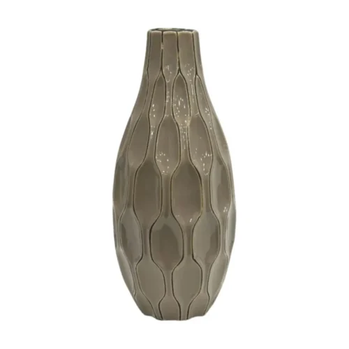 Vases & Objets Déco Athezza Vase Kami Taupe L Athezza