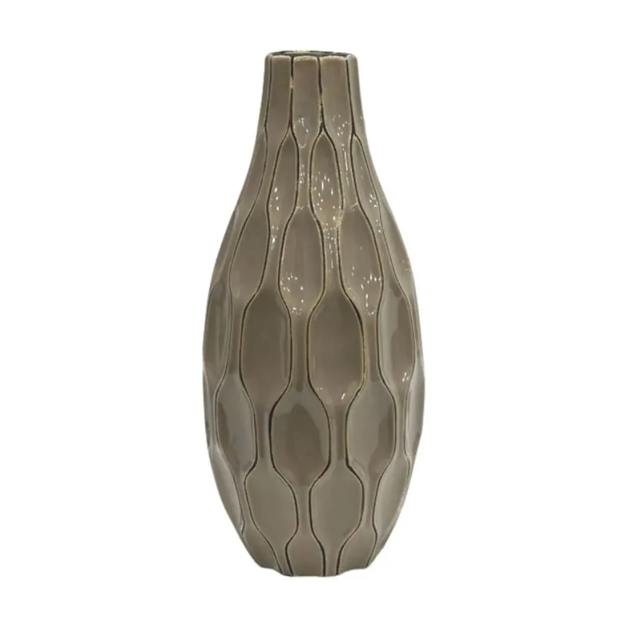 Vase Kami Taupe L Athezza