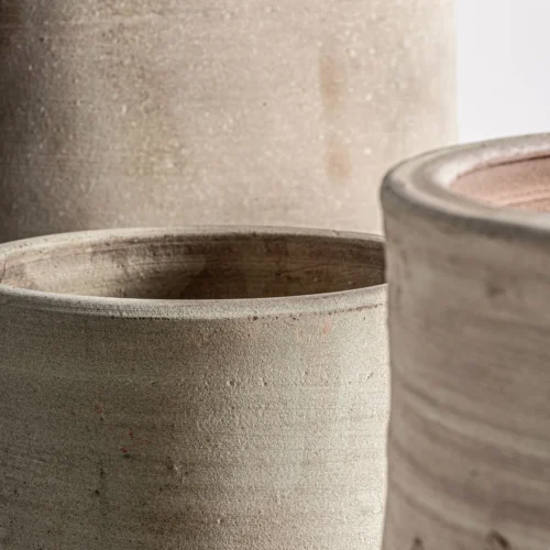 Vase Kansara argile crème lot de 3 Vical Home — vue 2