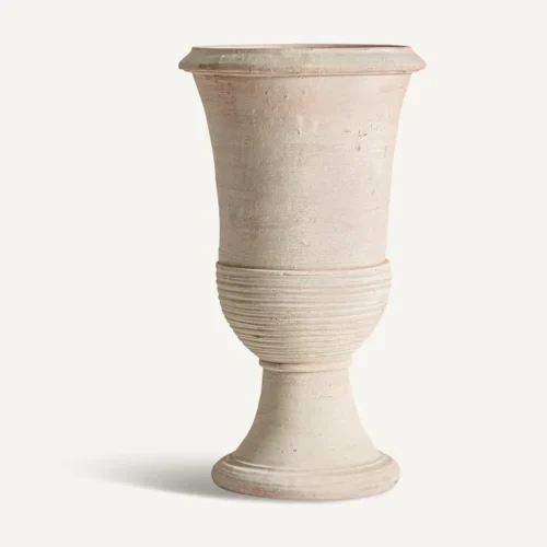 Vase Klam urne argile beige 70 cm Vical Home