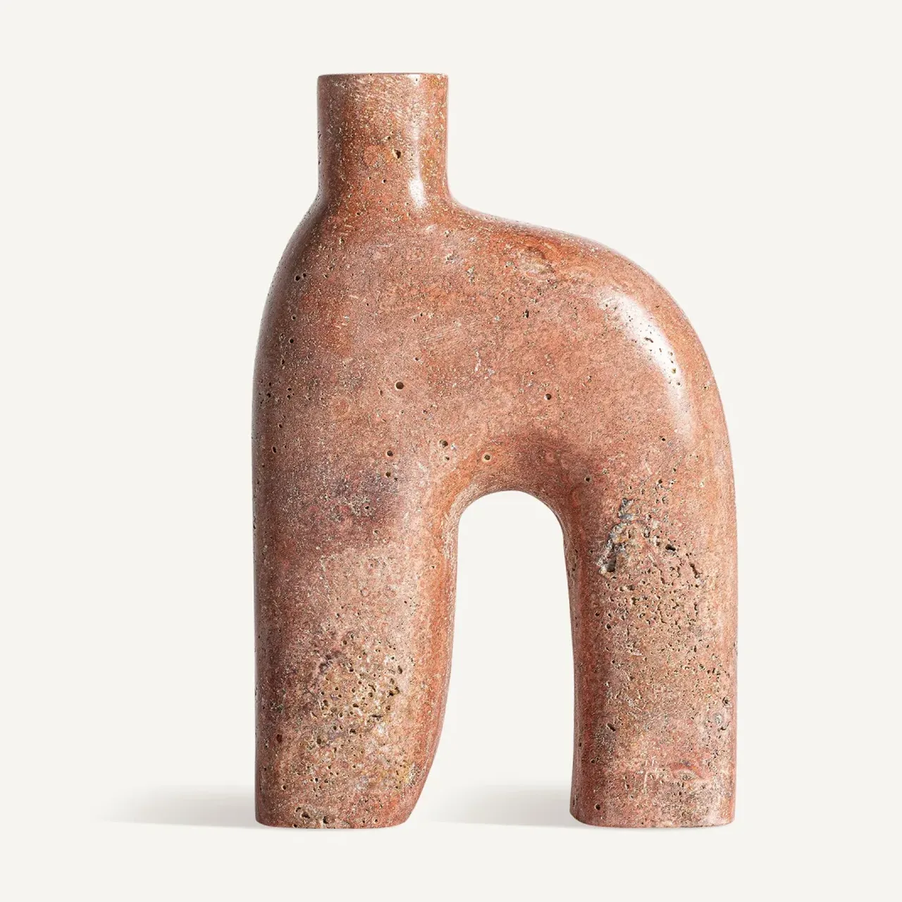 Vase Kleise arche marbre rose Vical Home