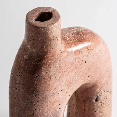 Vase Kleise arche marbre rose Vical Home — vue 2