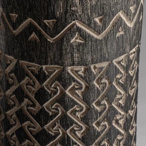 Vase Nantua bois de palmier marron Vical Home