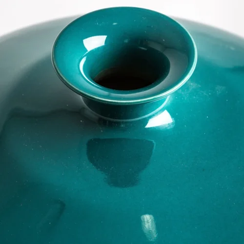 Vase Suki céramique turquoise Vical Home — vue 2