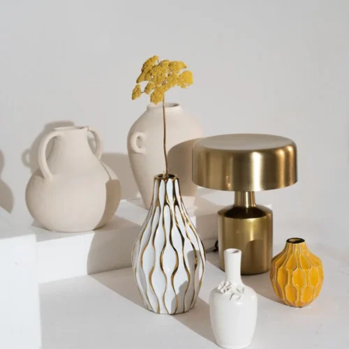 Vase Yazu Orangé Athezza — vue 2
